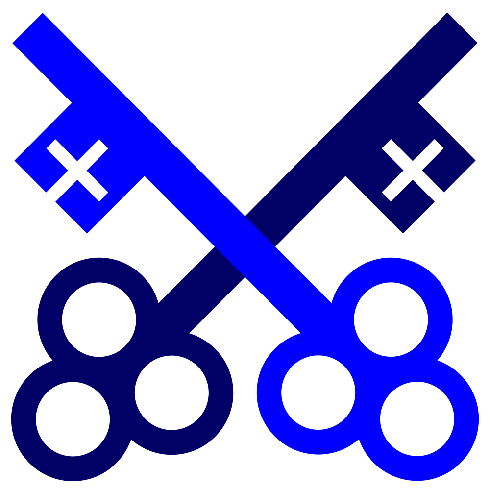 OnlineLabels Clip Art Crossed Keys